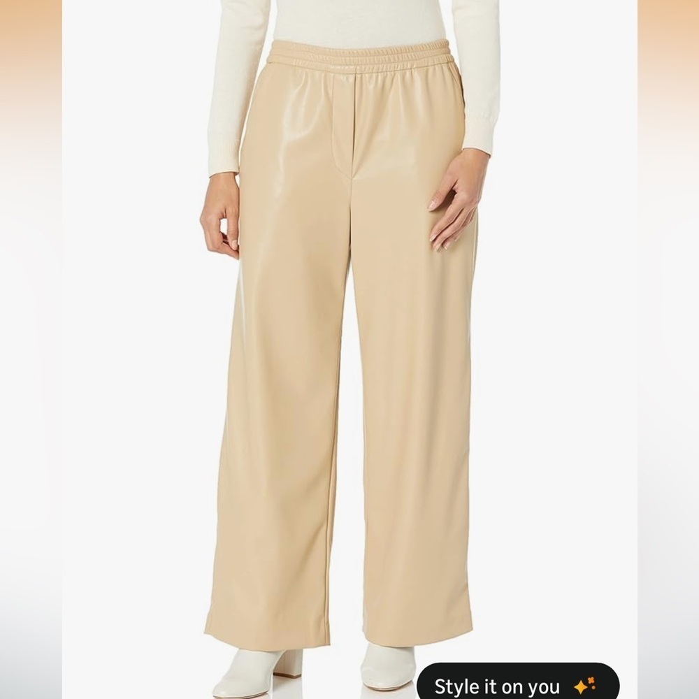 NWT Velvet by Graham & Spencer Women's Jenna Pants Bisque Small